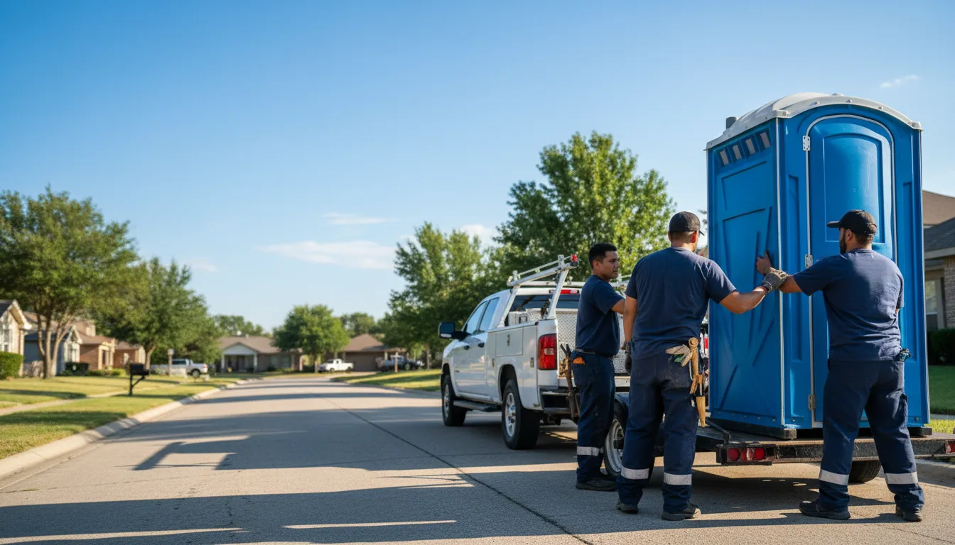 Portable Toilet Rental in Stockdale, TX near me